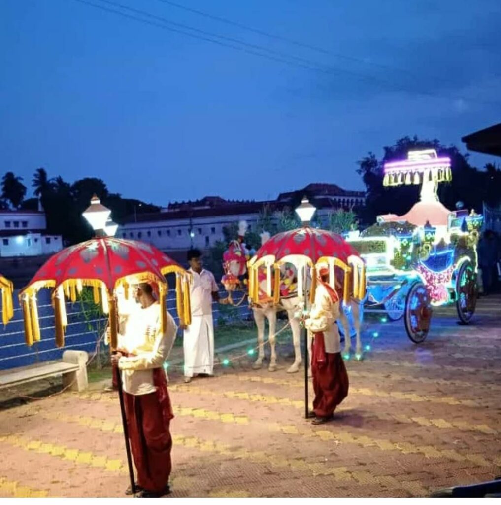 Bhahubali wedding chariot in madurai